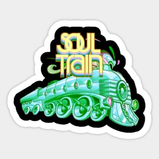 Dance disco soul train 70s Sticker